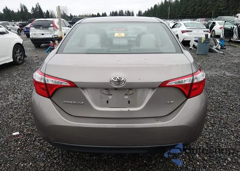 2016 Toyota Corolla Le из США, поврежденный, VIN 2T1BURHE1GC502727